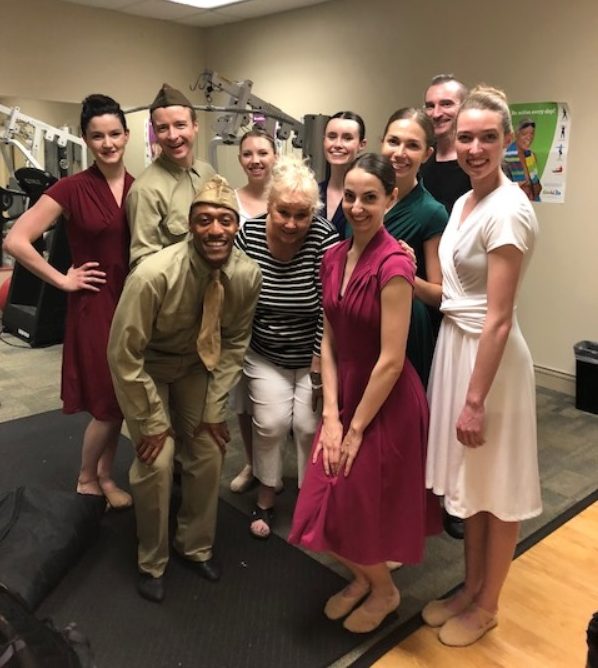 The performers from The Big Muddy Dance Company helped bring the joy of dancing to the Parkview Place Apartments residents.