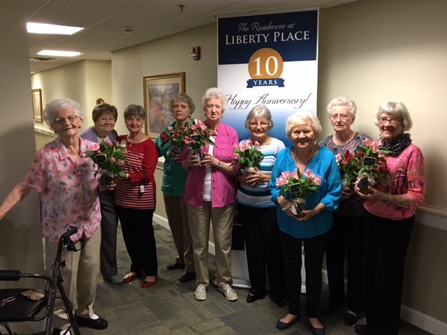 On Monday, October 1, the Residences at Liberty Place, a Fairway Management senior community in Liberty, Missouri, celebrated the community’s 10th anniversary of being open.