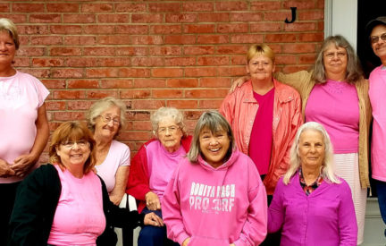 Ironton Estates Residents Wear Pink In Support Of Breast Cancer Research.